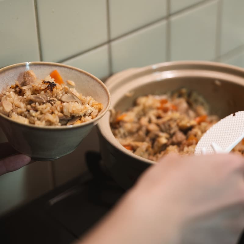 鶏肉の炊き込みごはん