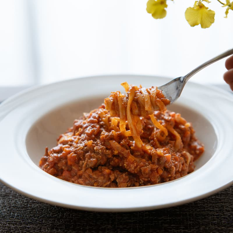 ミートソースパスタ