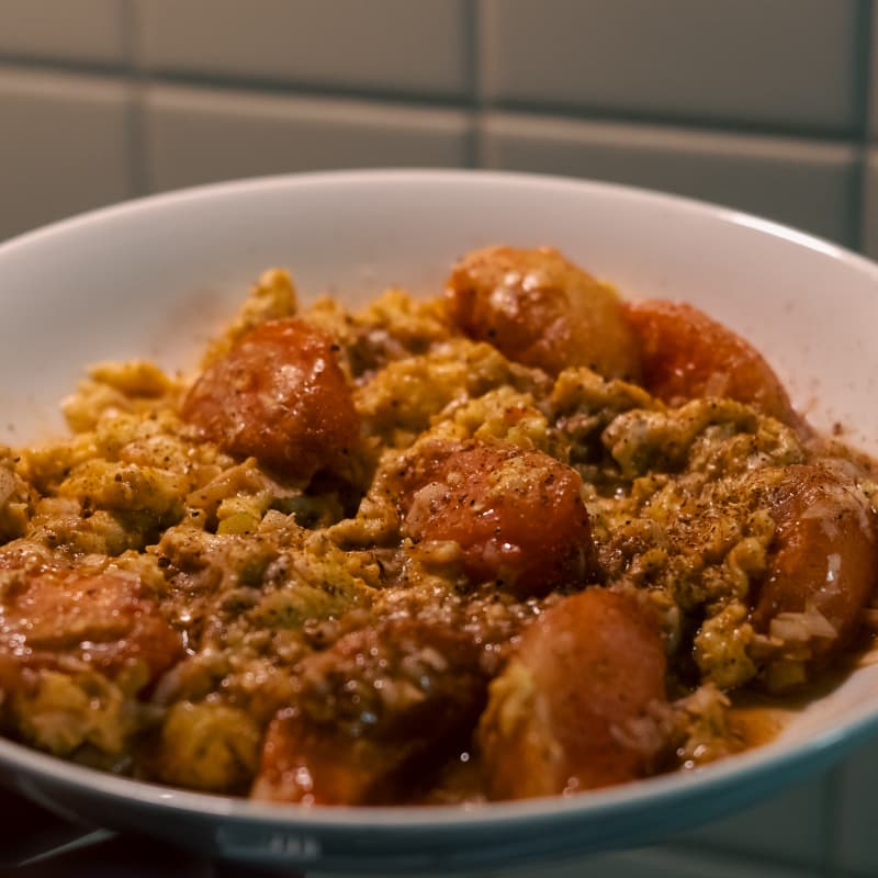 トマトと卵の炒め物