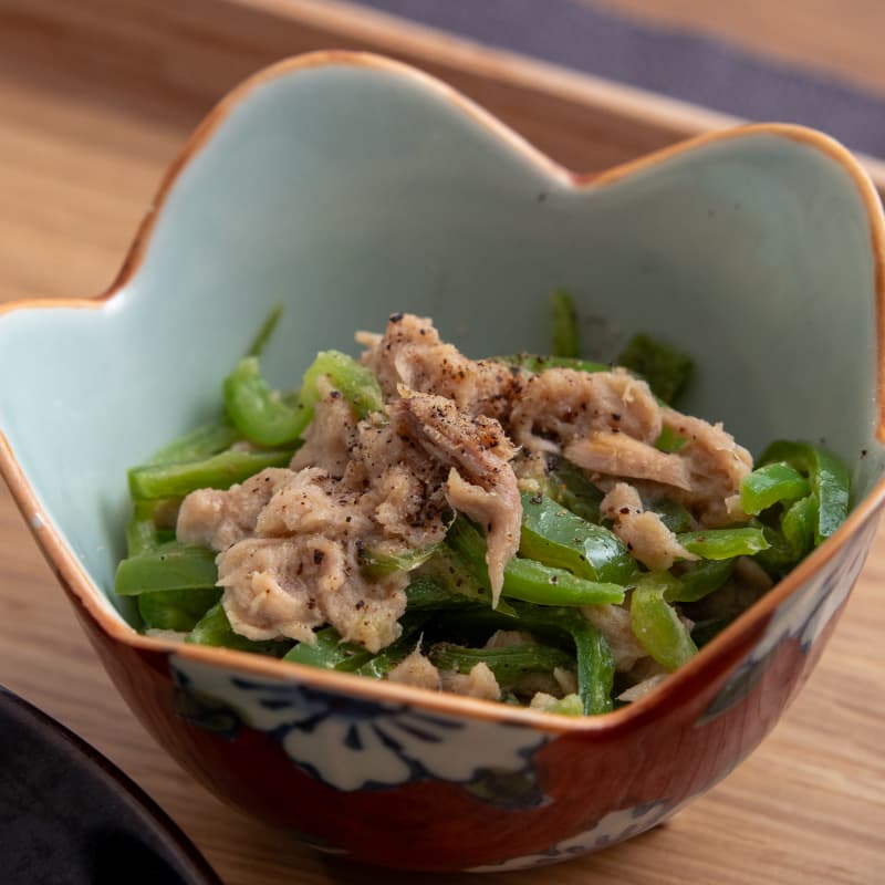 ピーマンのツナあえ