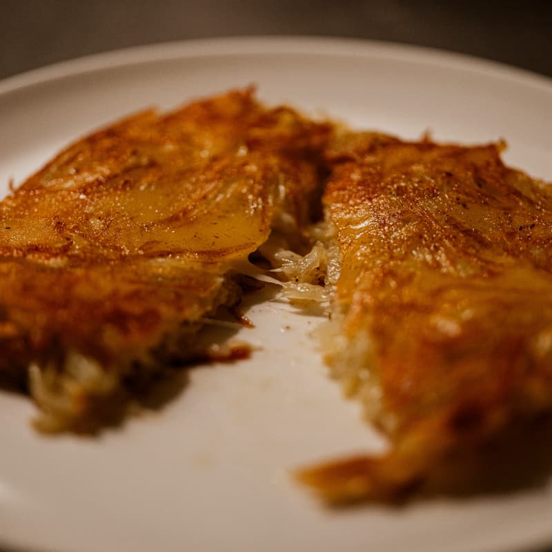 チーズとジャガイモのガレット